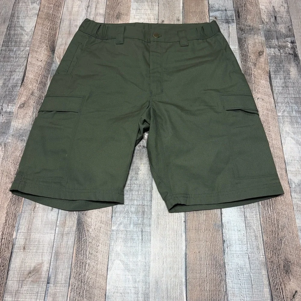 Vertx Phantom LT Cargo Shorts Mens 30 Green Tactical Ripstop F1 VTX8031 Utility
